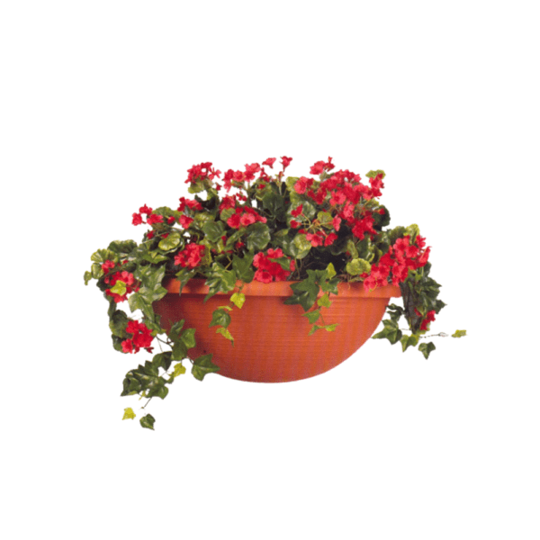 Maceta de Plástico - Terra Romana - Colgante de Pared - Terracota